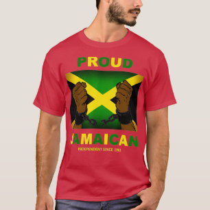 T-shirt Jour de l'indépendance de la Jamaïque 2022Fier Jam