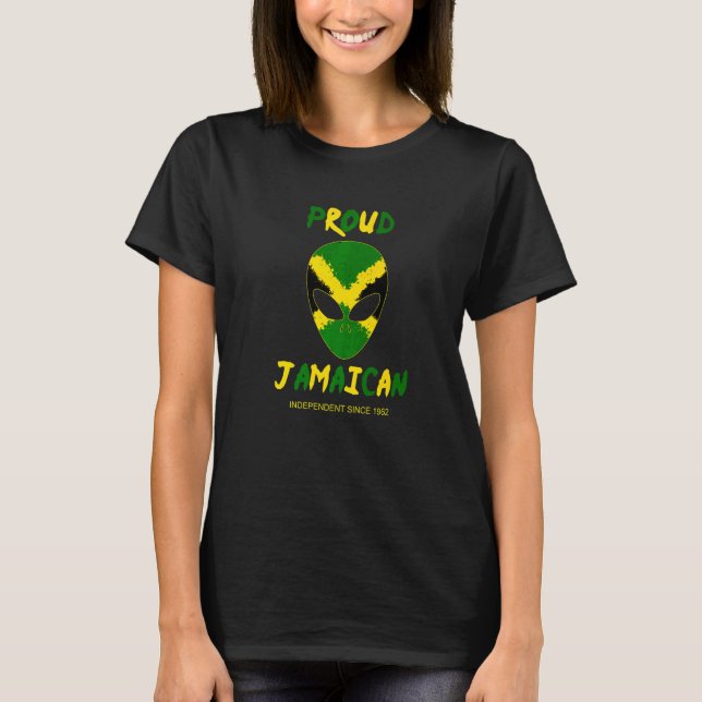 T-shirt Jour de l'indépendance de la Jamaïque Fière de la  (Devant)