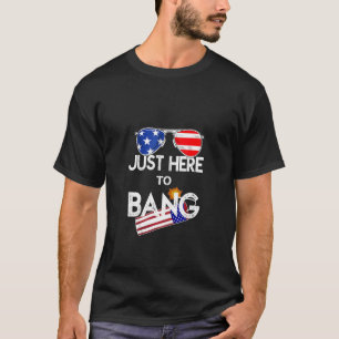 T-shirt Jour De L'Indépendance Drapeau Lunettes De Soleil