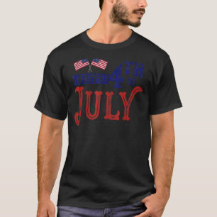 T-shirt Jour de l'Indépendance du drapeau patriotique amér