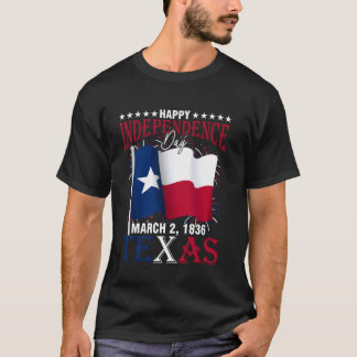 T-shirt Jour de l'indépendance du Texas Liberté depuis le