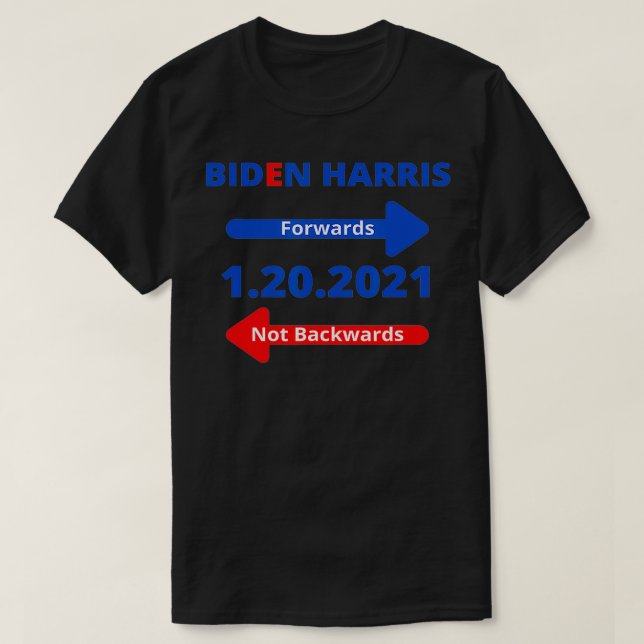 T-shirt Jour de l'investiture 2021 Avancer (Design devant)
