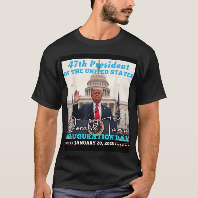 T-shirt Jour de l'investiture du président Donald Trump 20 (Devant)