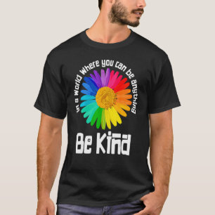 T-shirt Jour De L'Unité Dans Un Monde Où L'On Peut Être N'