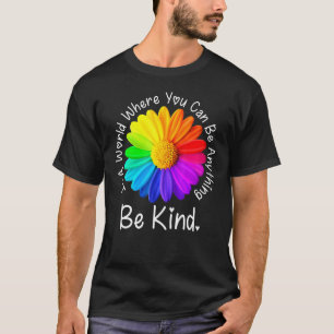 T-shirt Jour De L'Unité Dans Un Monde Où L'On Peut Être N'