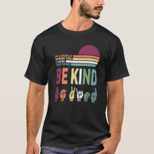 T-shirt JOUR DE L'UNITÉ Orange Anti-harcèlement Be Kind Si