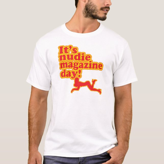 T-shirt Jour de magazine de Nudie ! (Devant)
