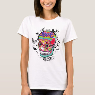 T-shirt Jour de Muerte de l'illustration morte