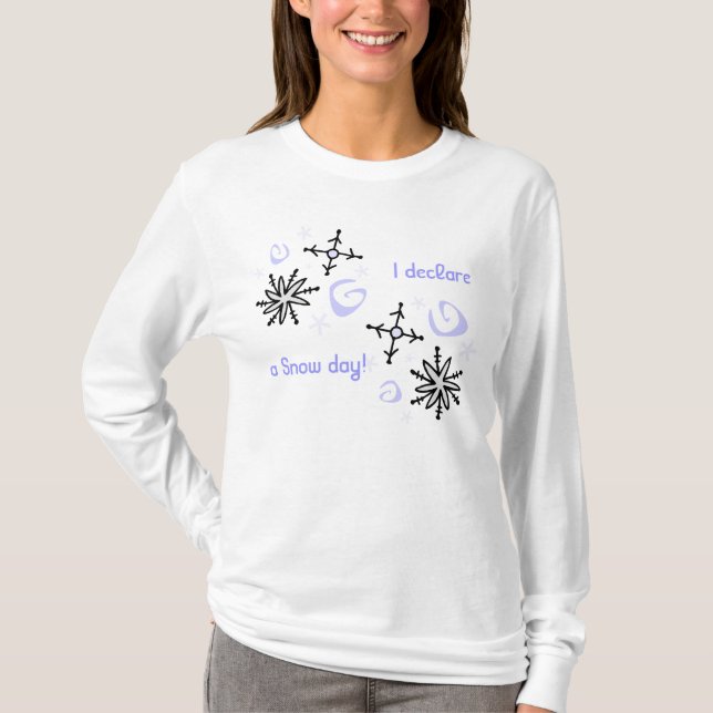 T-SHIRT JOUR DE NEIGE (Devant)