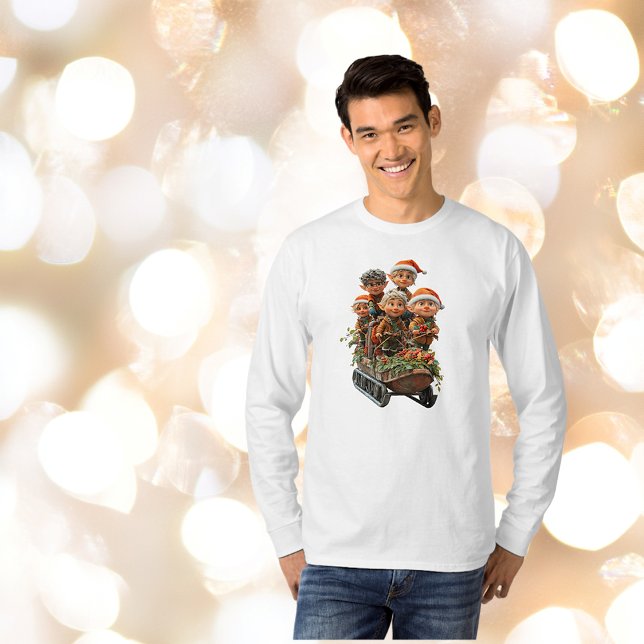 T-shirt Jour de Noël Snow Fun Homme Tee (Créateur téléchargé)