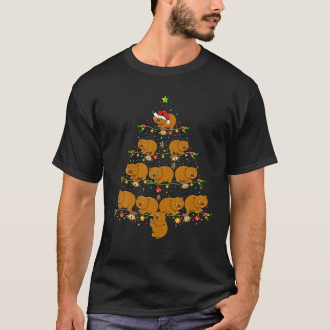 T-shirt Jour de Noël Wombat Xmas (Devant)