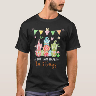 T-shirt Jour De Pâques Chrétien De Gnome Un Grand Nombre D