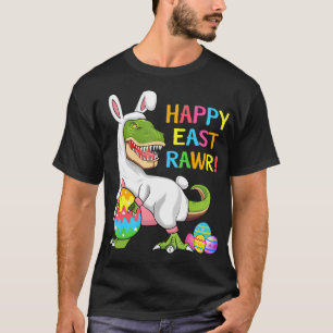 T-shirt Jour de Pâques Dinosaur Drôle Happy Eastrawr T Rex