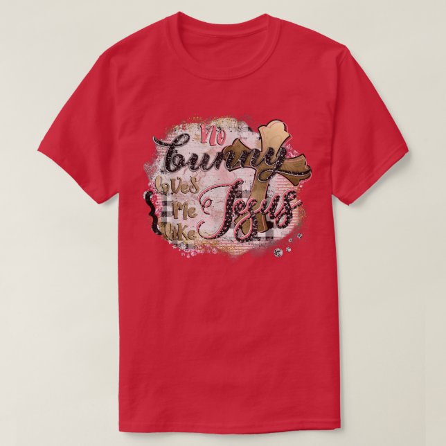 T-shirt Jour de Pâques pour les bambins Aucun lapin ne m'a (Design devant)