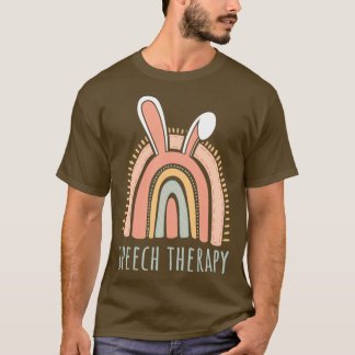 T-shirt Jour de Pâques SLP Thérapie vocale Fleur 3