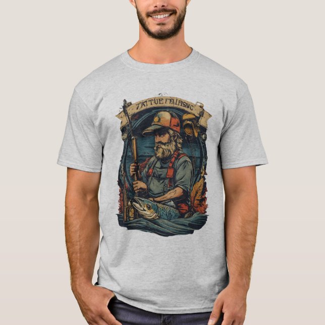 T-shirt jour de pêche (Devant)