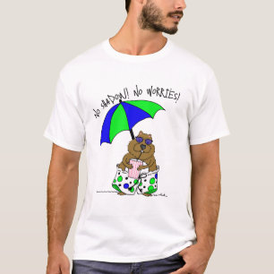 T-shirt Jour de plage de la marmotte
