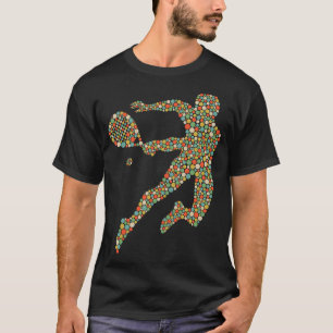 T-shirt Jour de point du joueur de pochette de poches colo