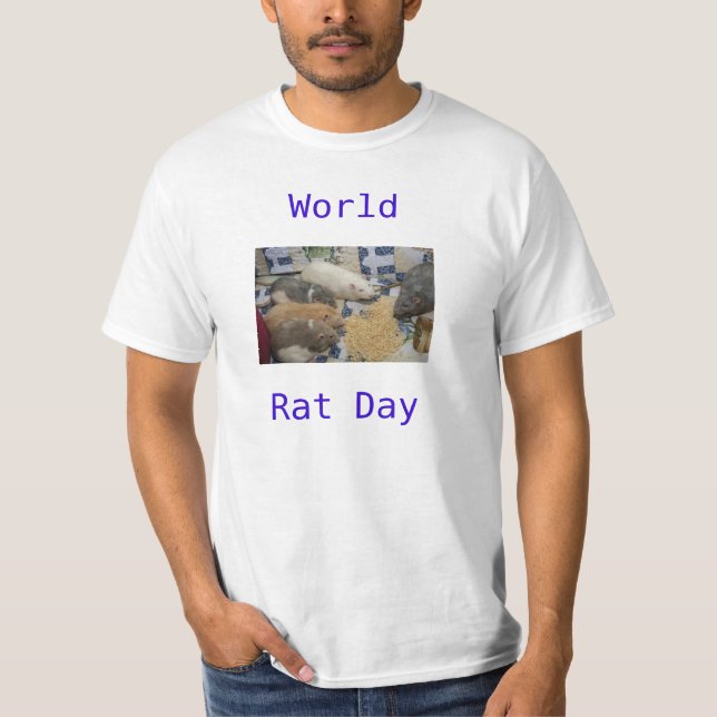 T-shirt Jour de rat du monde (Devant)