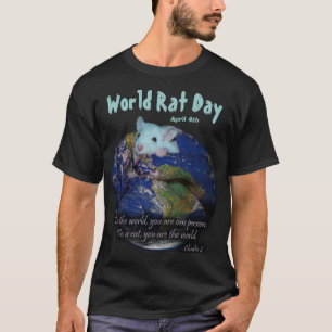 T-shirt Jour de rat du monde