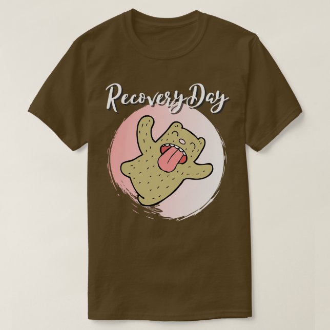 T-shirt Jour de récupération Jogging courir Sport (Design devant)