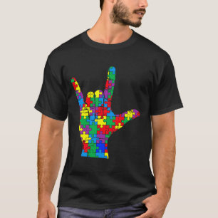 T-shirt Jour de sensibilisation Enfant autistique Assile L