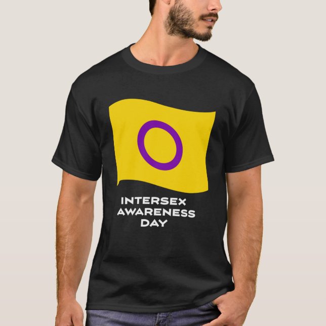 T-shirt Jour de sensibilisation intersexe (Devant)
