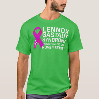 T-shirt Jour de sensibilisation LGS Lennox Gastaut Lauréat