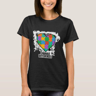 T-shirt Jour de Sensibilisation sur l'autisme de prise en 