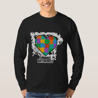 T-shirt Jour de Sensibilisation sur l'autisme de prise en 