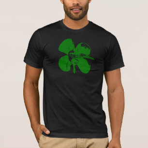 T-shirt Jour de St Patty (vert sur le noir)