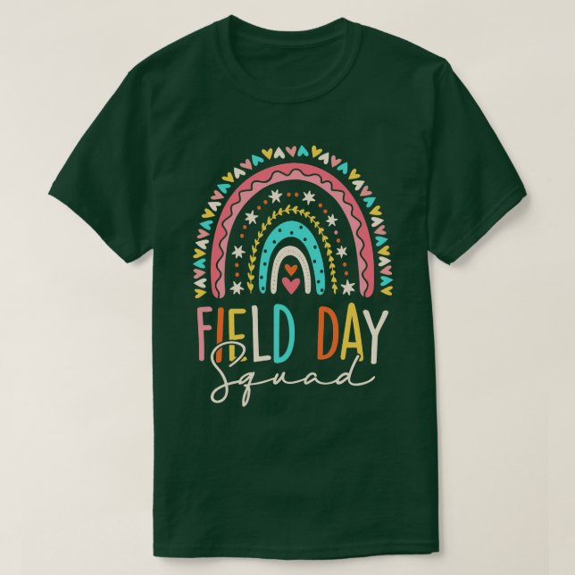 T-shirt Jour De Terrain Escadron Enseignant Dernier Jour D (Design devant)