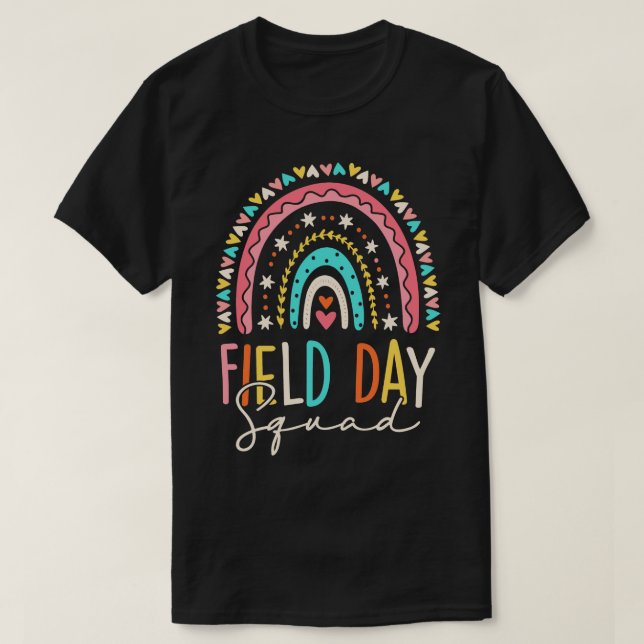 T-shirt Jour De Terrain Escadron Enseignant Dernier Jour D (Design devant)