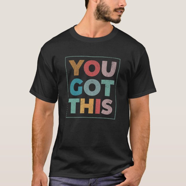 T-shirt Jour De Test Motivationnel Pour L'Enseignant Vous  (Devant)