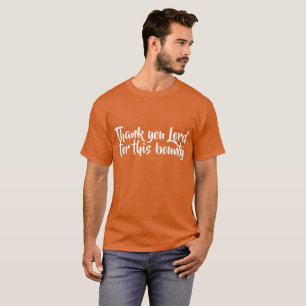 T-shirt Jour de thanksgiving--merci seigneur de cette