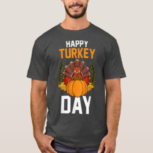 T-shirt Jour de Thanksgiving Turquie Hunter Joyeux Turquie
