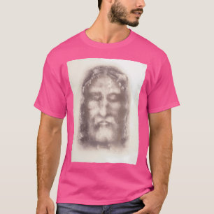 T-shirt Jour De Turin Face De Jésus-Christ Avec La Couronn