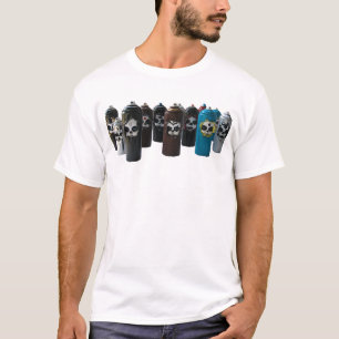 T-SHIRT JOUR DE ZIMAD DE LA CHEMISE MORTE DE SPRAYCAN