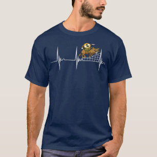 T-shirt Jour d'échange battement de coeur EKG Pulse Stock