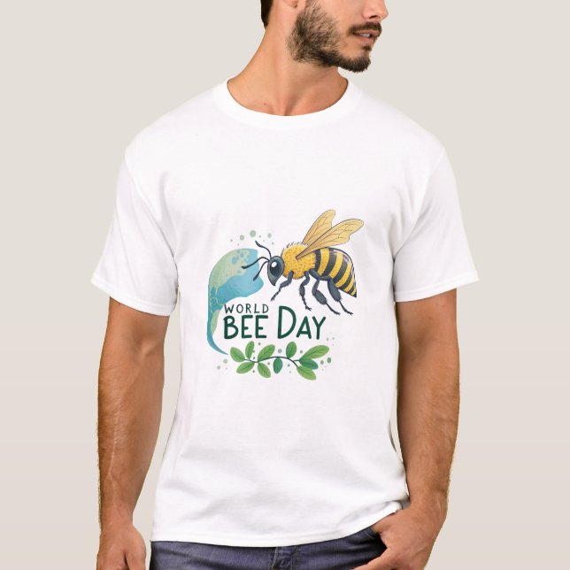T-shirt Jour des abeilles (Devant)