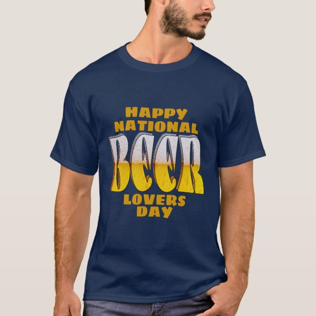 T-shirt Jour des amateurs de bière (Devant)