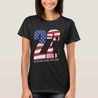 T-shirt Jour des anciens combattants 22 par jour Vétéran F