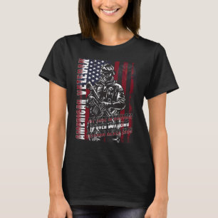 T-shirt Jour des anciens combattants American Flag Life Pr