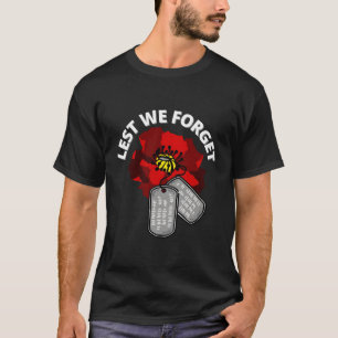 T-shirt Jour des Anciens Combattants de peur que nous oubl