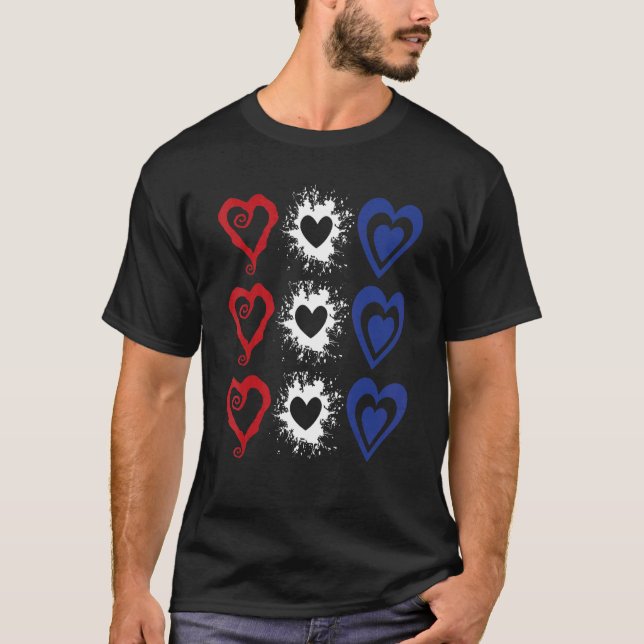 T-shirt Jour des anciens combattants décontractés 4 juille (Devant)