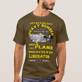 T-shirt Jour des anciens combattants du libérateur B24 con