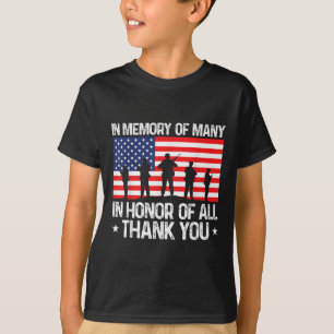 T-shirt Jour Des Anciens Combattants En L'Honneur De Toute