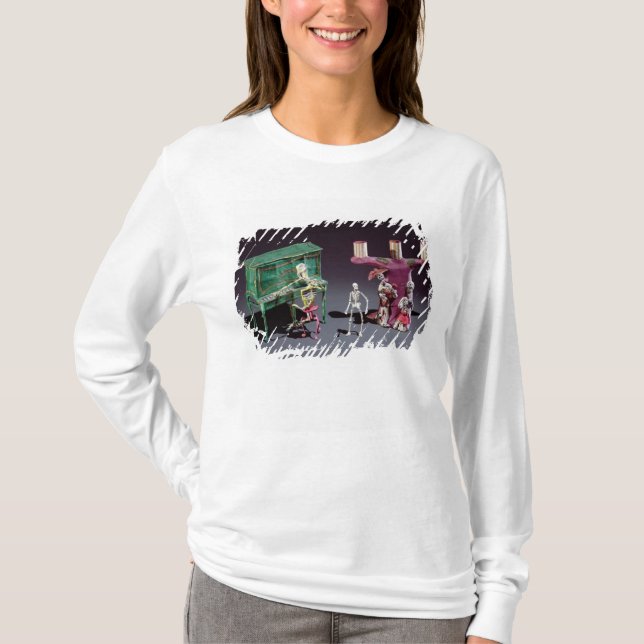 T-shirt Jour des chiffres morts comme musiciens (Devant)