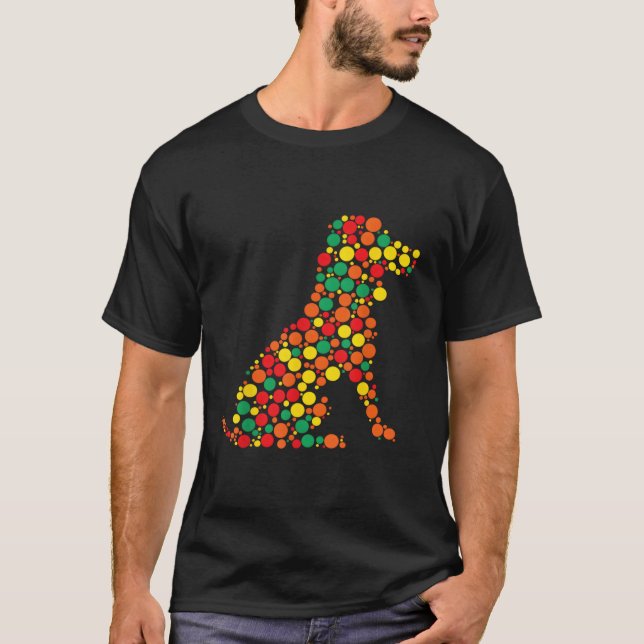 T-shirt Jour des enfants Poka Dot Day Chien Journée intern (Devant)