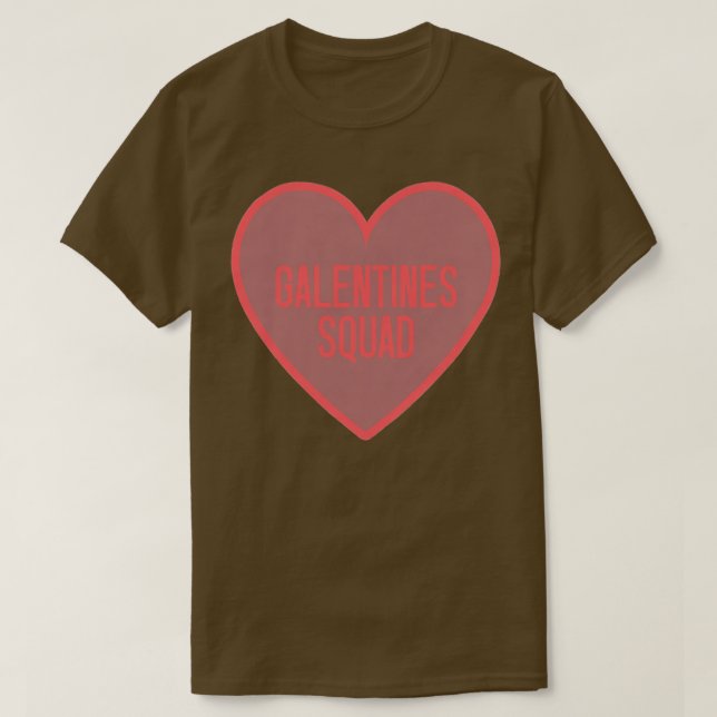 T-shirt Jour des femmes Galentines Escouade BFF Valentines (Design devant)